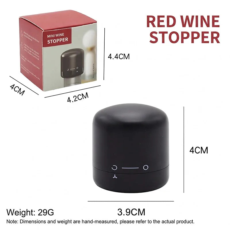 Vacuum Wine & Champagne Bottle Stopper – 2-Piece Set