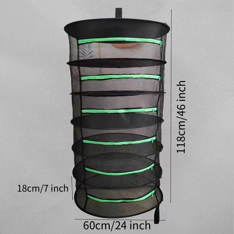 Enclosed Hanging Mesh Drying Rack