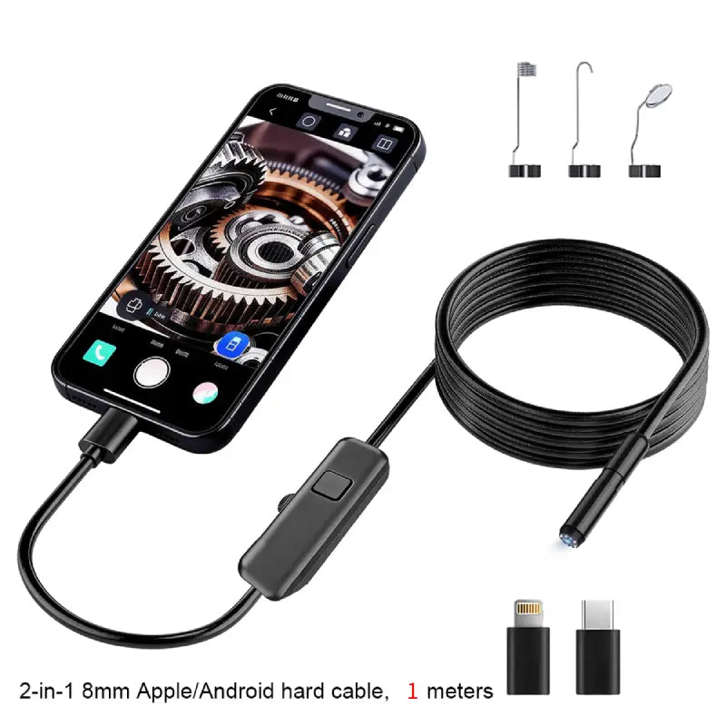 1920P HD Endoscope Camera with 8 Adjustable LED Lights