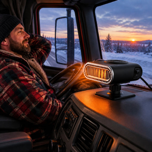 Portable Car Heater Fan with Adjustable Base
