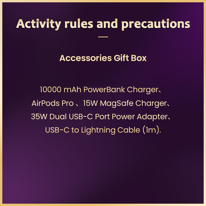 Accessories Gift Box | Five Piece Gift Pack with Apple (Limited time event)
