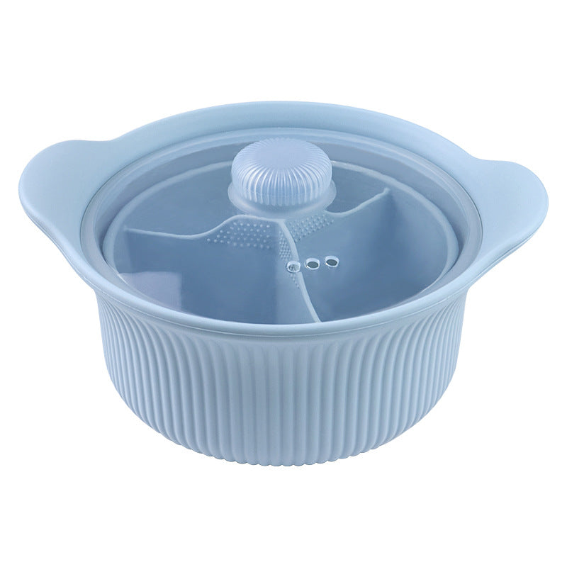 Large Divided Silicone Microwave Steamer