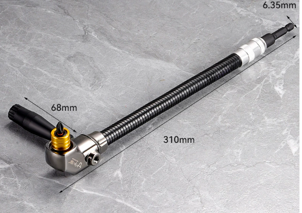 Flexible 90 Degree Right Angle Drill Attachment