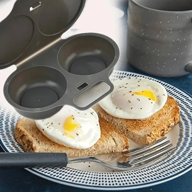 2-Piece Microwave Egg Poacher with Lid and Handle – product image 8