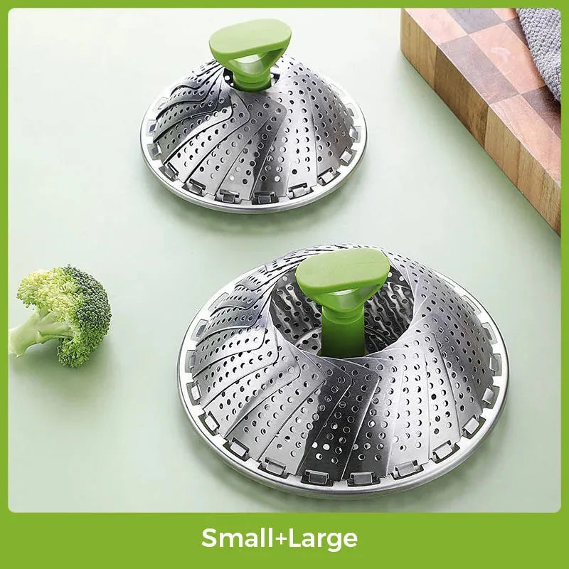 11-Inch Expandable Stainless Steel Steamer Basket – product image 8