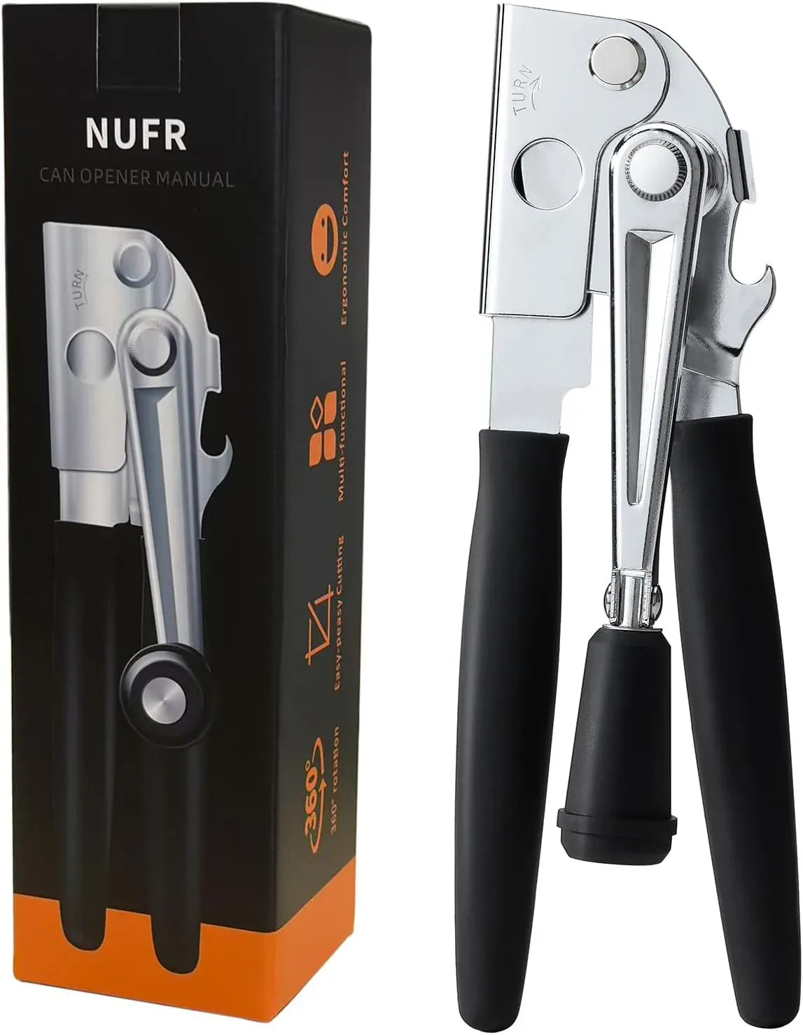Manual Hand-Crank Can Opener with Box – image 1
