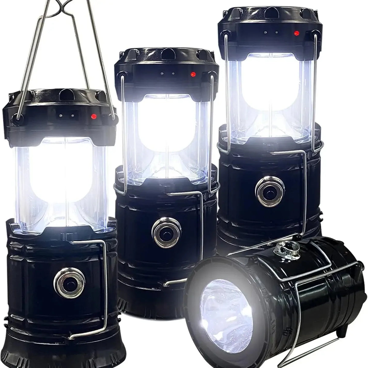 Collapsible Solar Lantern for Camping and Emergency Light – image 1