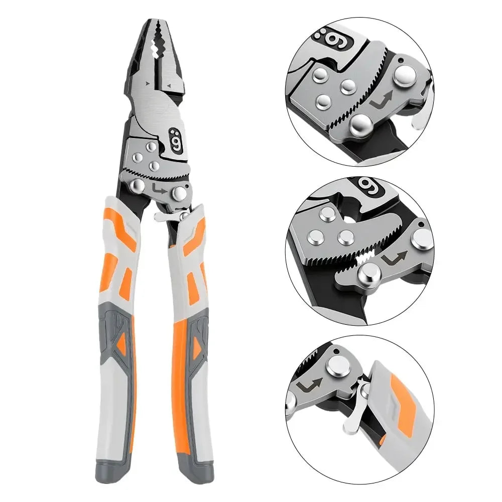 Self-Locking Ratchet Pliers for DIY Wire Work – image 1