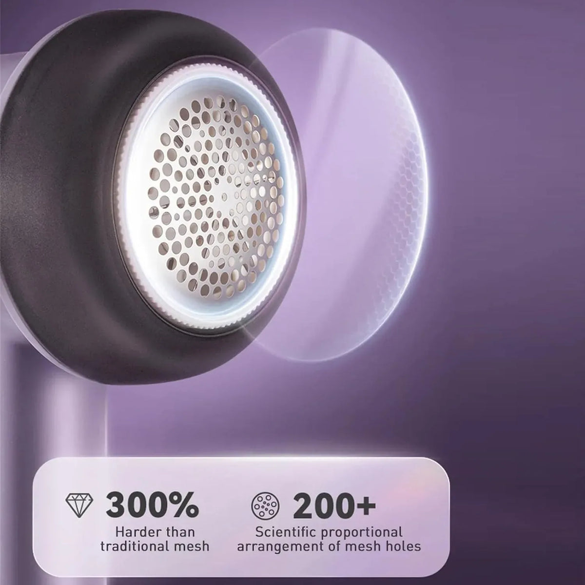 Three-Speed Fabric Shaver with Two Spare Heads – image 2
