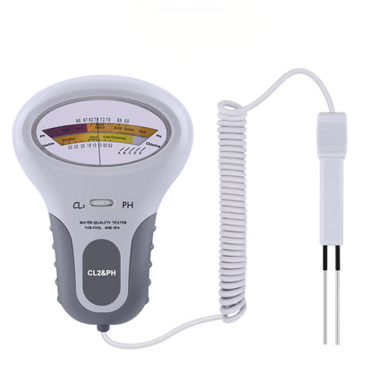 PH Meter, Portable Chlorine Tester, pH&CL2 Tester, Water Quality Analyzer for Swimming Pool, Spa, Aquarium