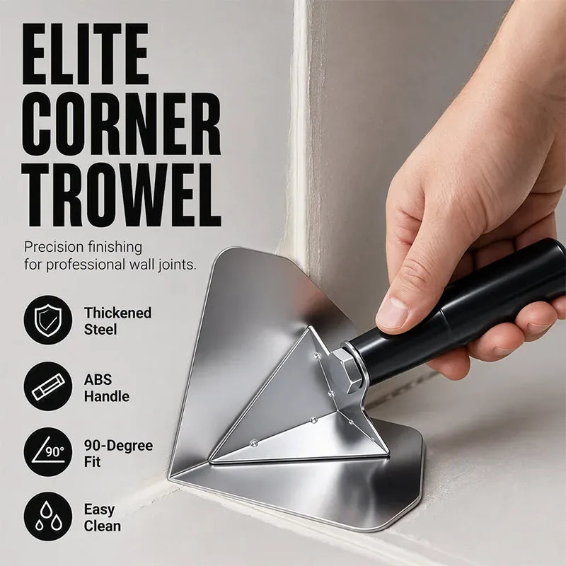 Stainless Steel Corner Trowel for Plaster and Drywall – image 2