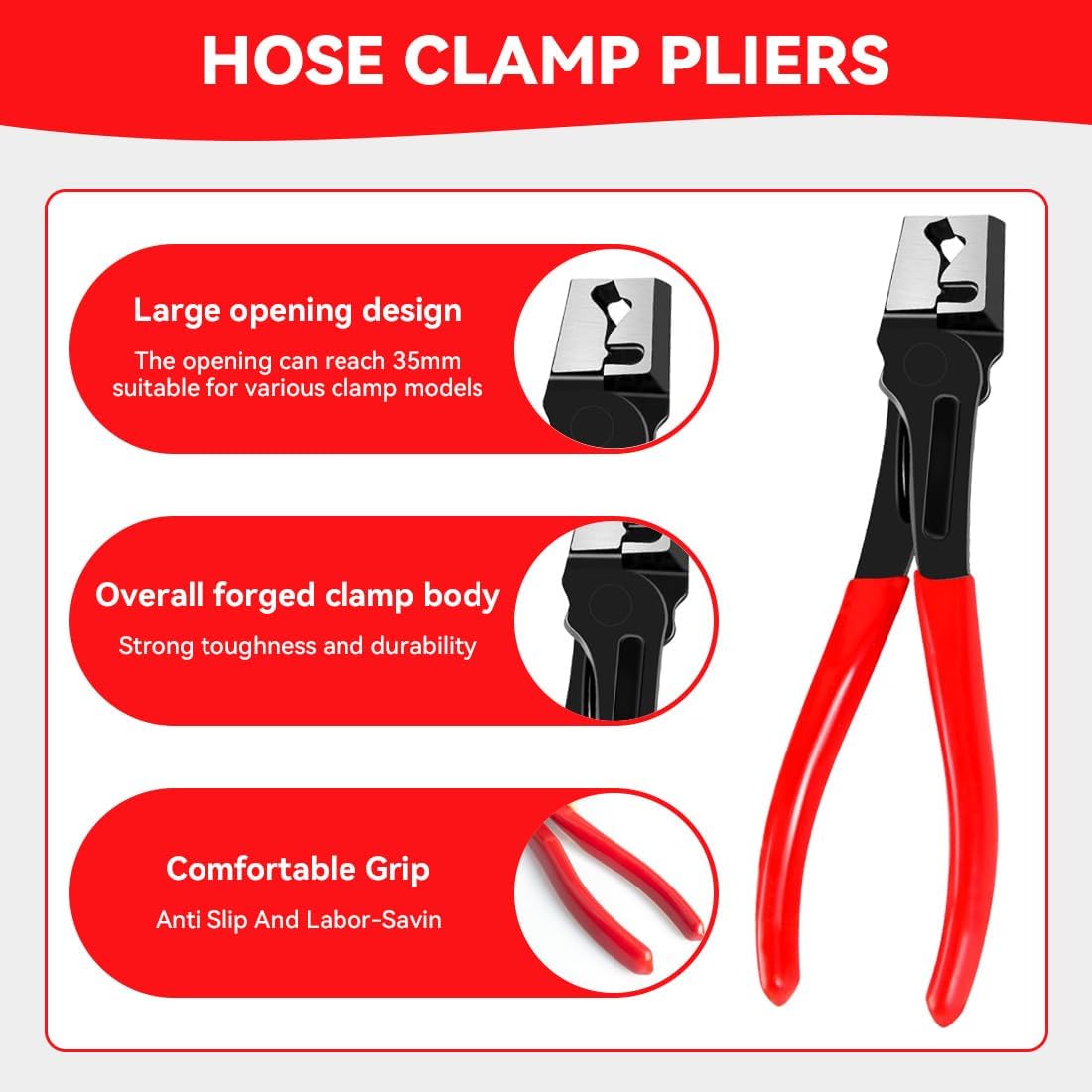 4-Piece Electrical Disconnect Pliers Set