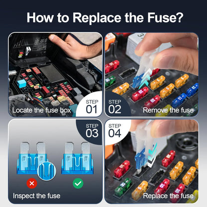 300-Piece Automotive Fuse Assortment Kit