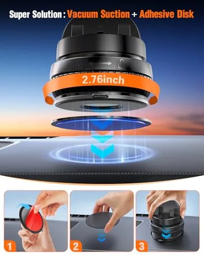 Dashboard-Mount Car Phone Holder