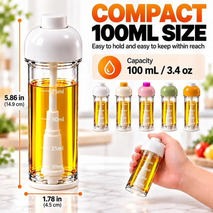 Downward-Spray Oil Bottles, 100 ml, 2-Pack – image 3