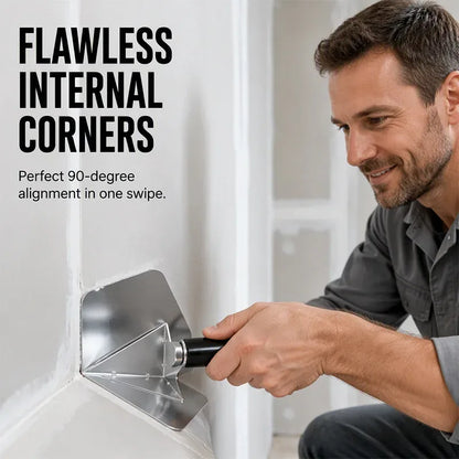 Stainless Steel Corner Trowel for Plaster and Drywall – image 3