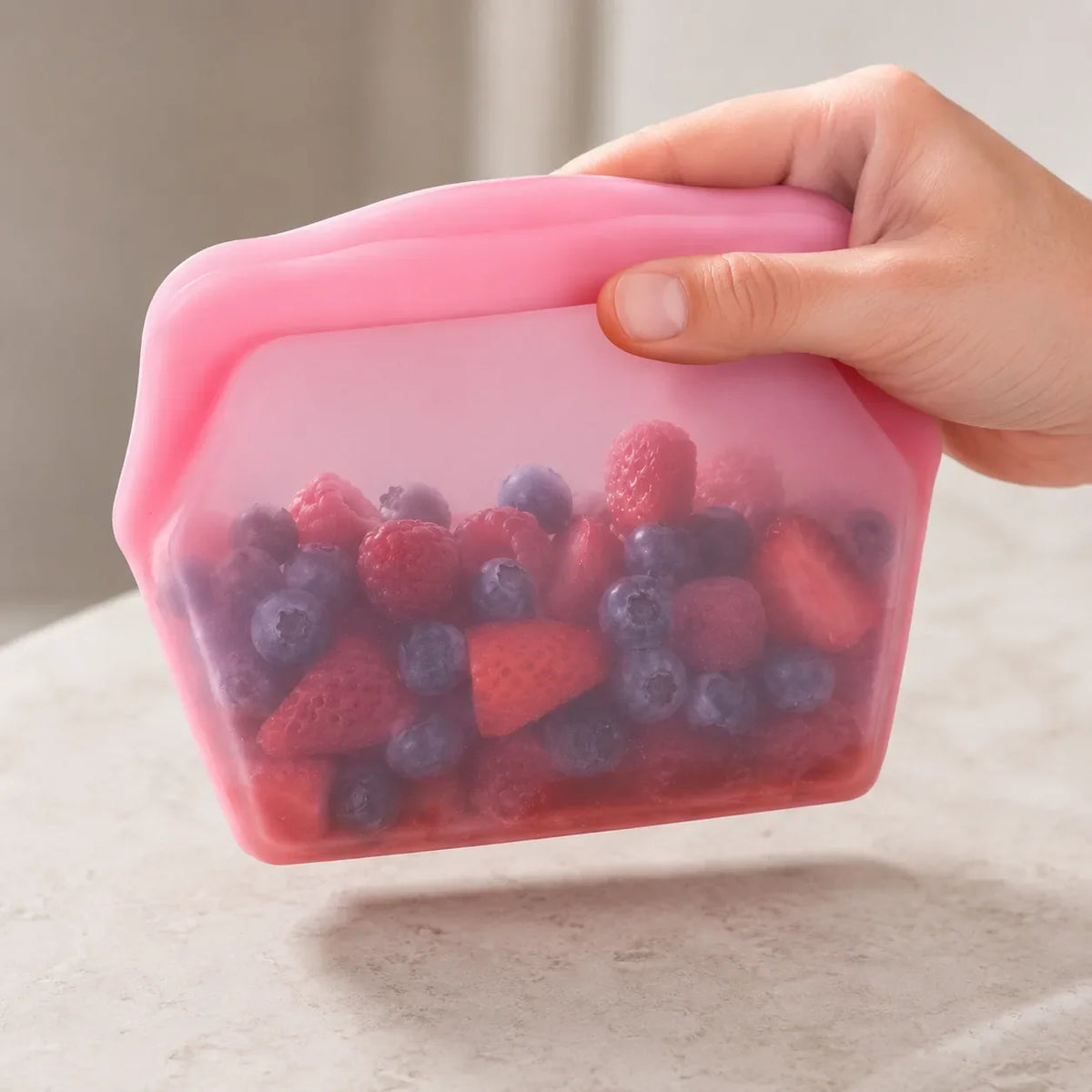 Reusable Silicone Food Storage Bag, 1 L – image 3