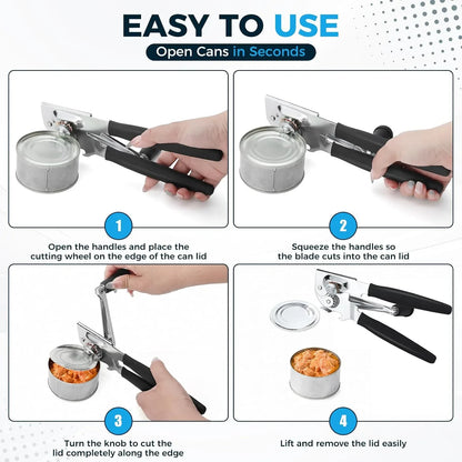 Manual Hand-Crank Can Opener with Box – image 3