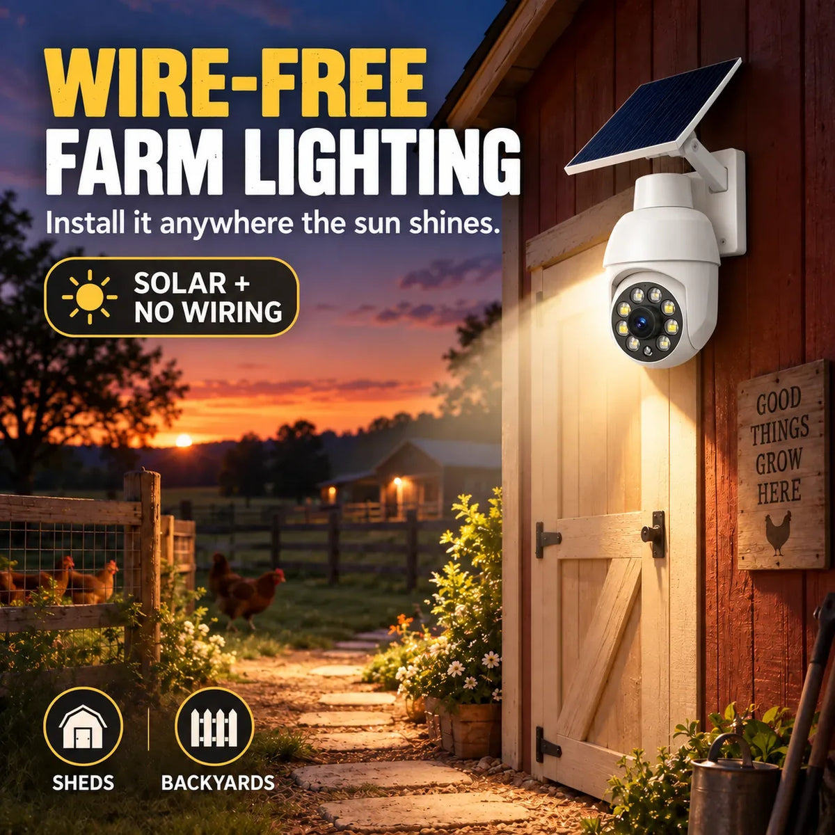 Motion-Sensor Security-Style Light with Faux Camera Housing – image 3