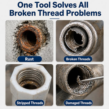 Drill-Powered Broken Pipe Thread Extractor – product detail 4