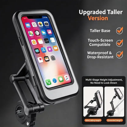 Water-Resistant Bike Handlebar Phone Holder with Protective Case – image 4