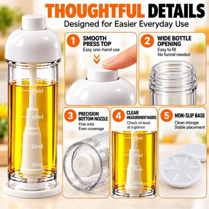 Downward-Spray Oil Bottles, 100 ml, 2-Pack – image 4