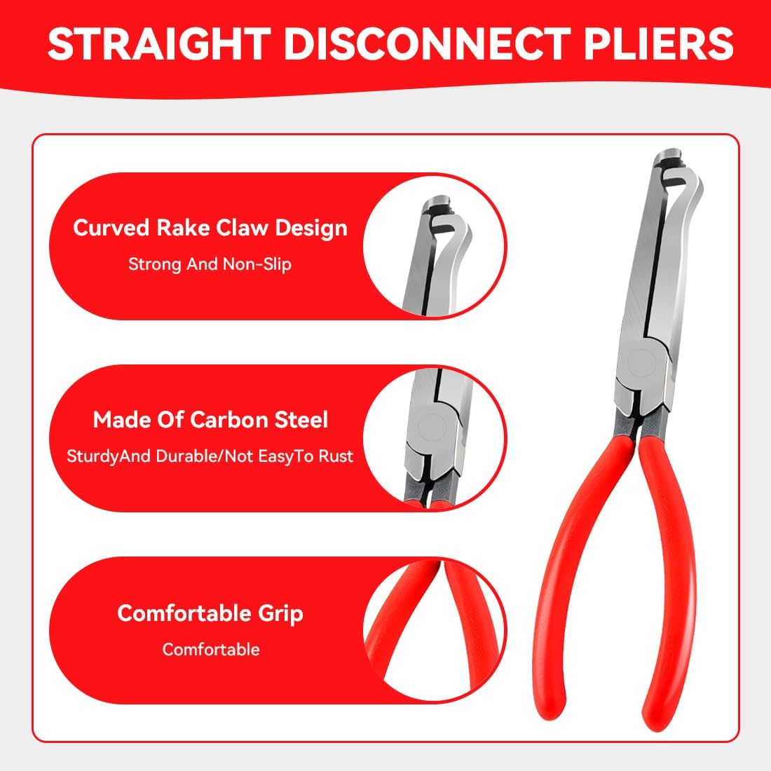 4-Piece Electrical Disconnect Pliers Set
