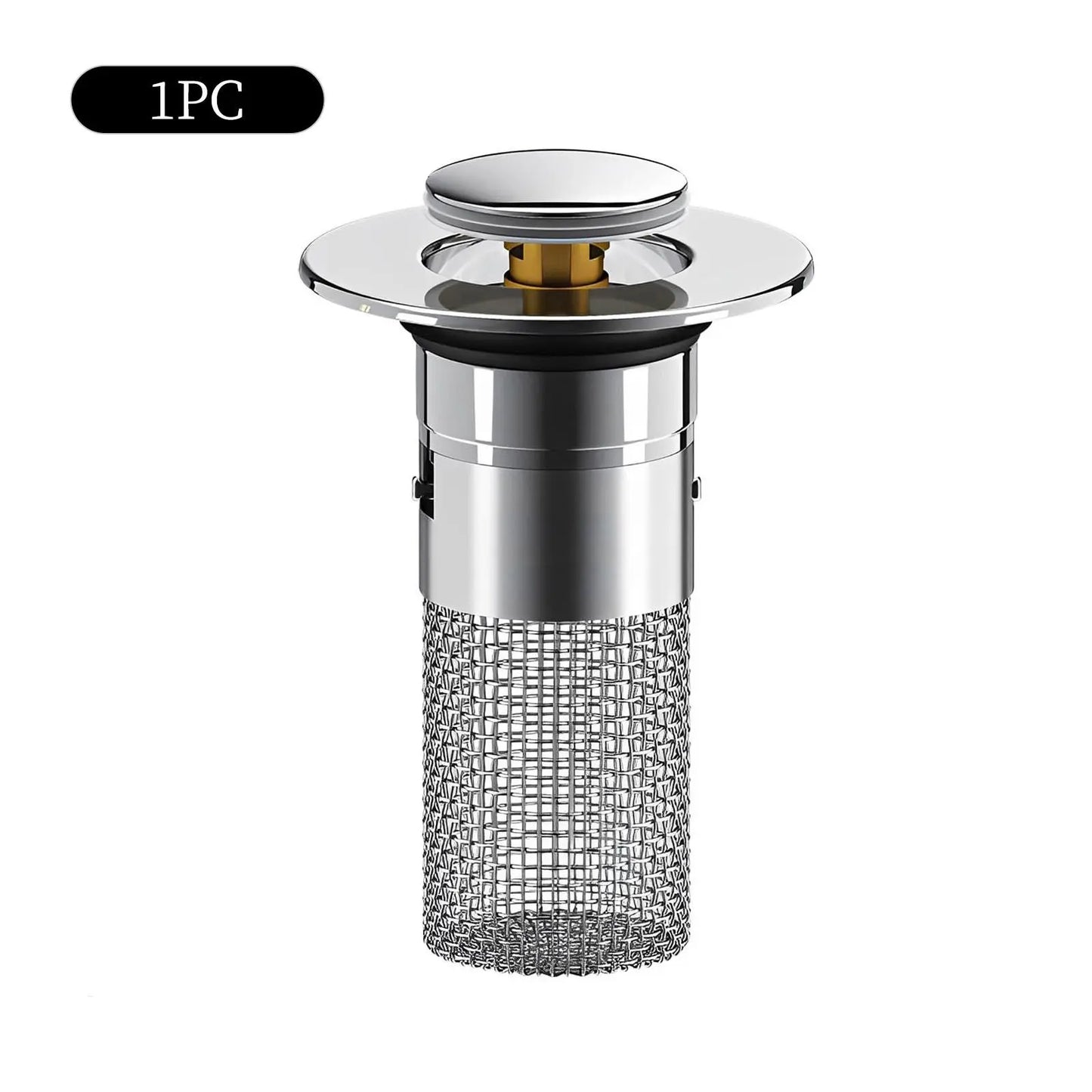 Stainless Steel Anti-Odor Bathroom Sink Stopper-3 PCS