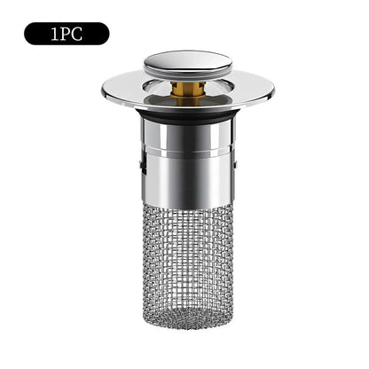 Stainless Steel Anti-Odor Bathroom Sink Stopper-3 PCS
