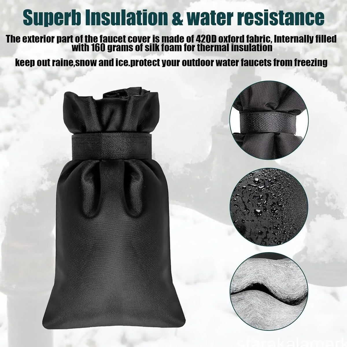 Outdoor Faucet Insulation Covers, Three-Pack – image 5