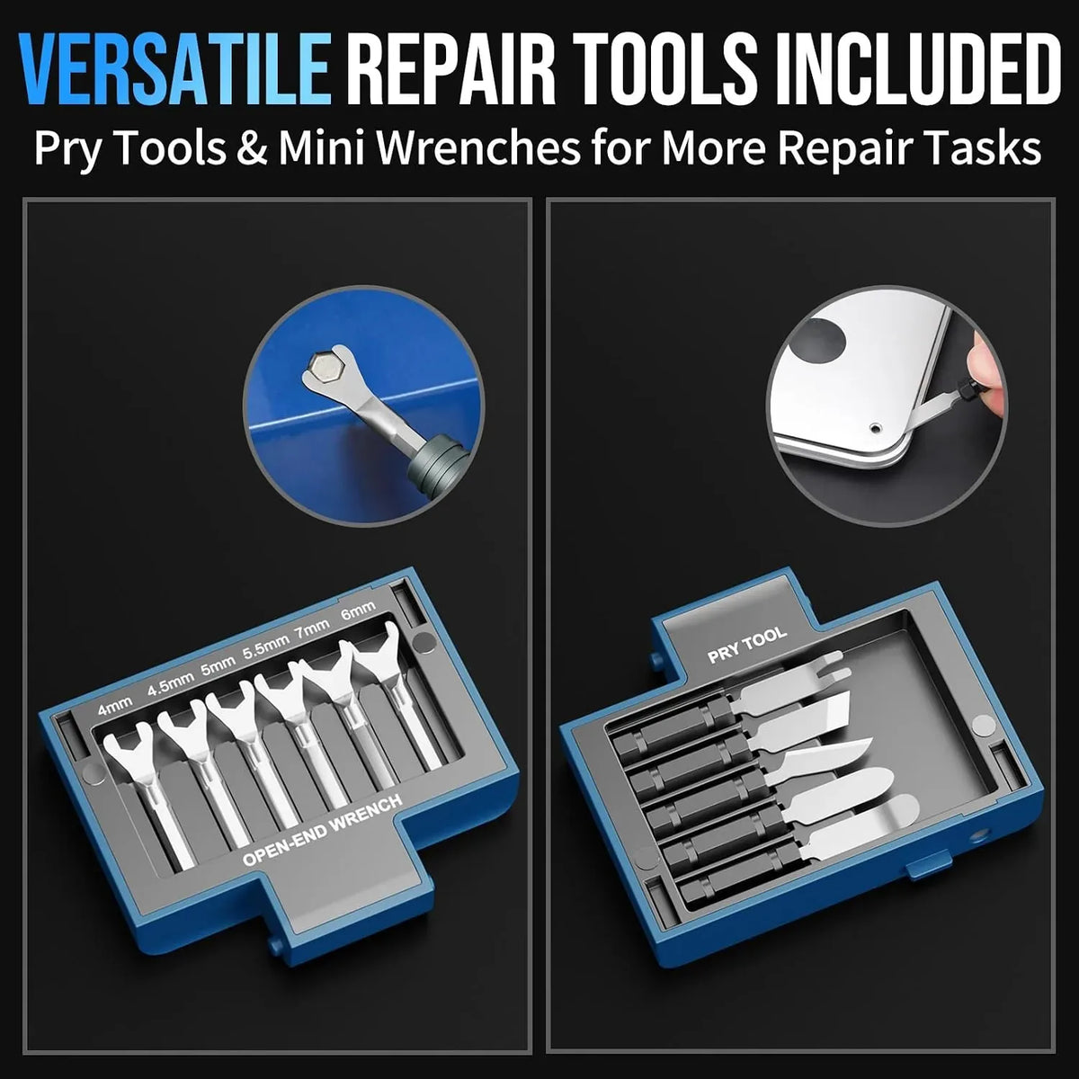 62-in-1 Precision Screwdriver Kit in Cube-Style Case – image 5