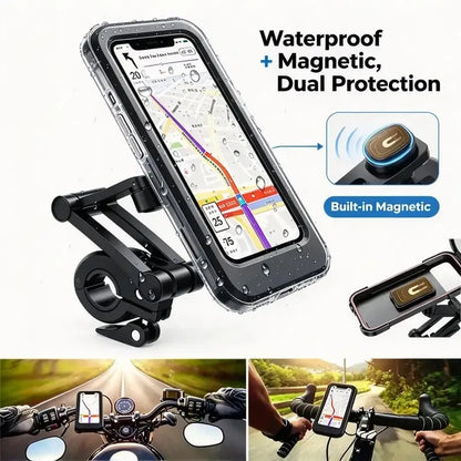 Water-Resistant Bike Handlebar Phone Holder with Protective Case – image 5