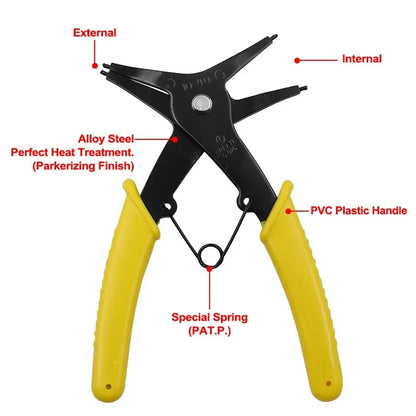 2-in-1 Internal and External Snap Ring Pliers – product detail 5