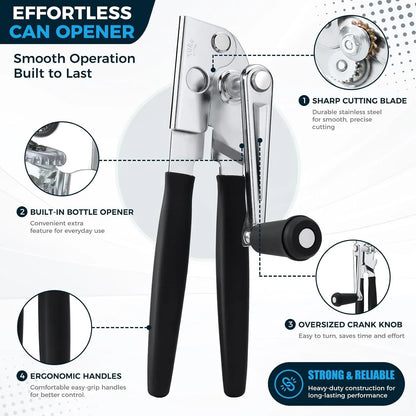 Manual Hand-Crank Can Opener with Box – image 5