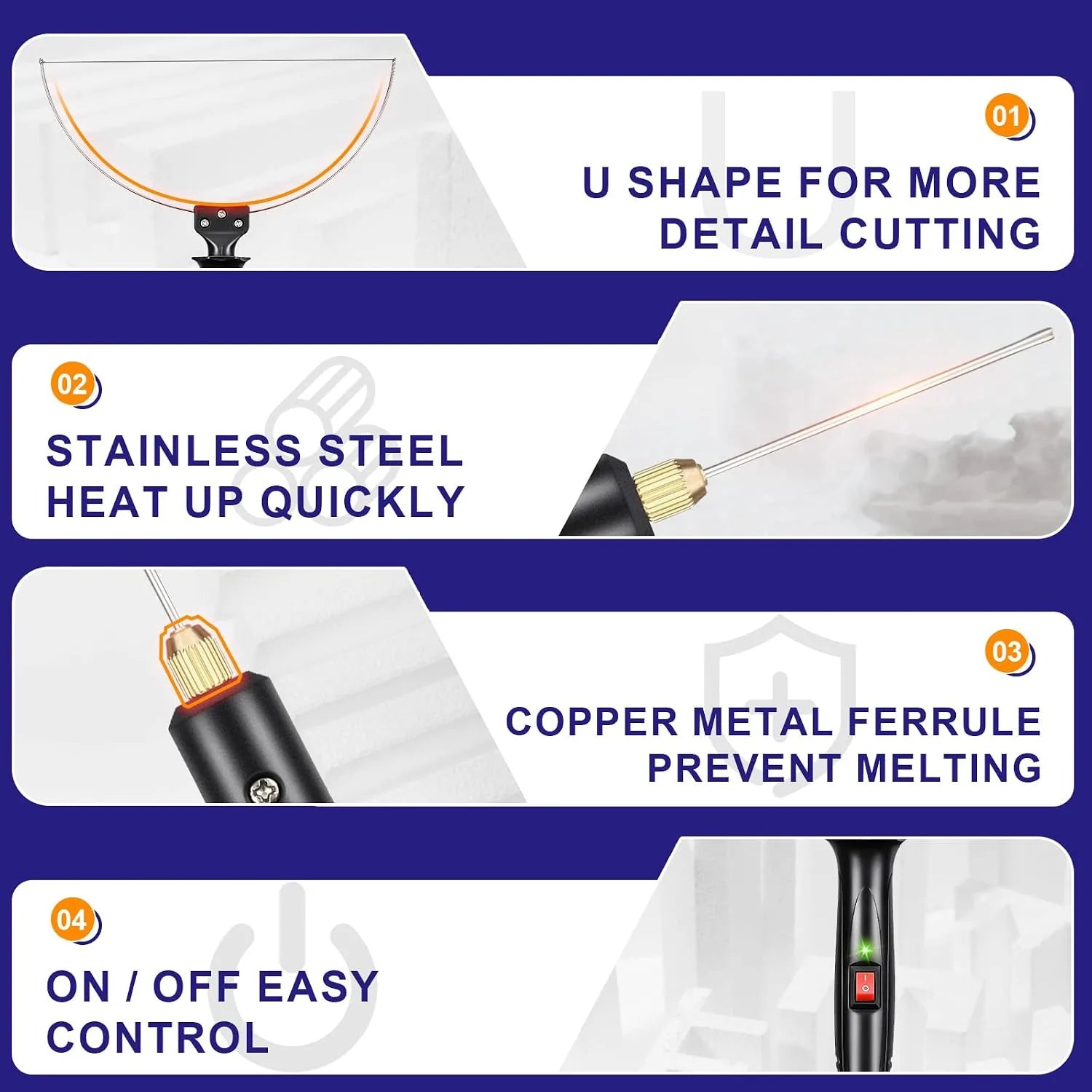 Electric Hot Wire Foam Cutter Tool Kit – product detail 6