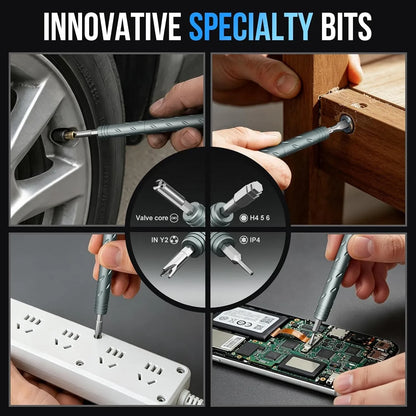 62-in-1 Precision Screwdriver Kit in Cube-Style Case – image 6
