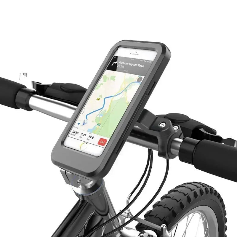 Water-Resistant Bike Handlebar Phone Holder with Protective Case – image 7