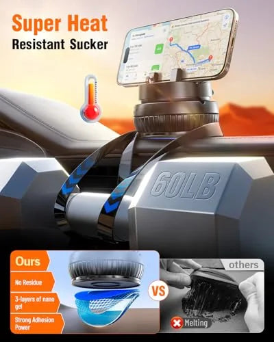 Dashboard-Mount Car Phone Holder