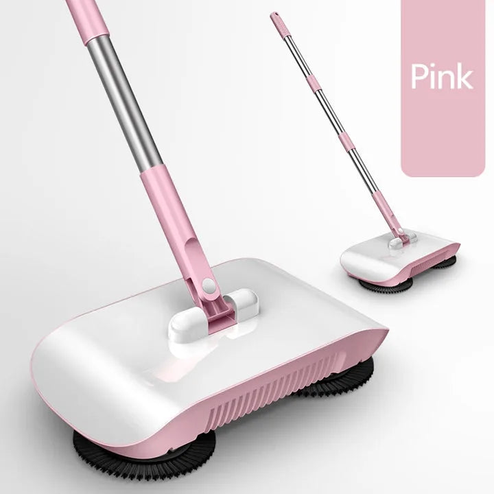Manual Push Floor Sweeper Mop with 3 Reusable Pads – product detail 7