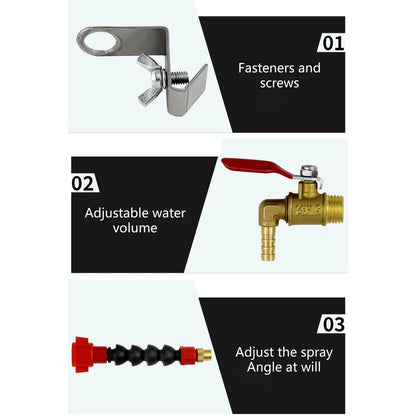 Angle Grinder Dust Suppression Spray Nozzle