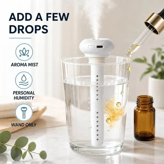 Portable USB Bottle Humidifier for Desks and Travel