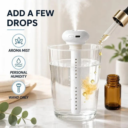 Portable USB Bottle Humidifier for Desks and Travel