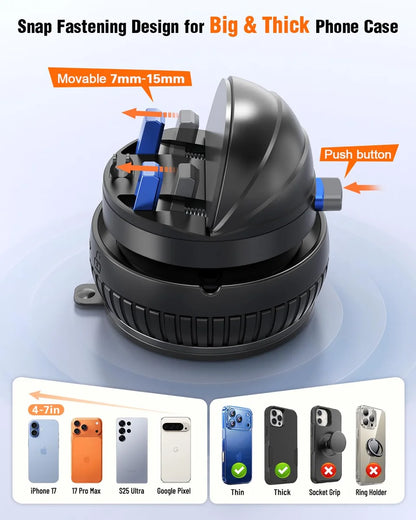 Dashboard-Mount Car Phone Holder