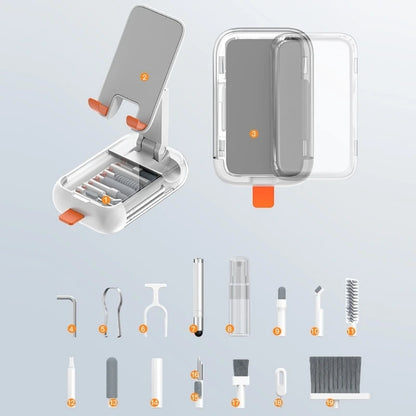 Electronics Cleaning Kit with Fold-Out Phone Stand