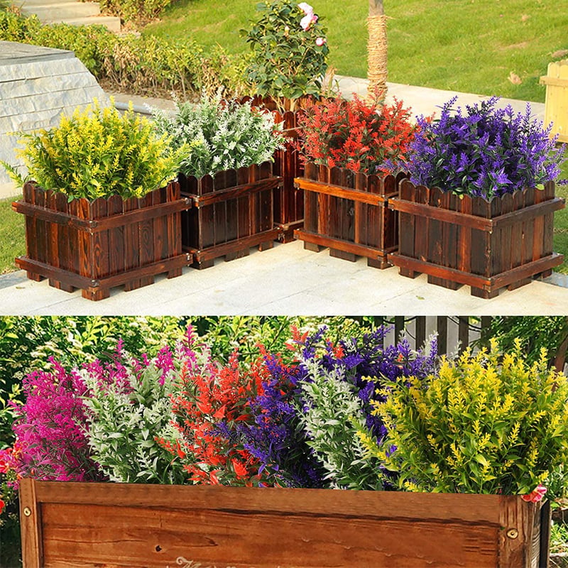 🌸20 Pcs-Outdoor Artificial Lavender Flowers💐