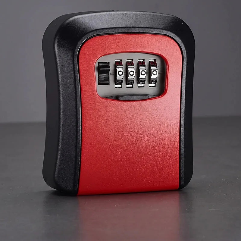 Wall-Mount 4-Digit Combination Key Lock Box