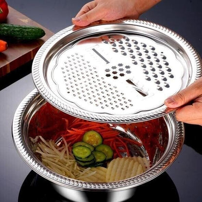 Stainless Steel Grater Bowl Set