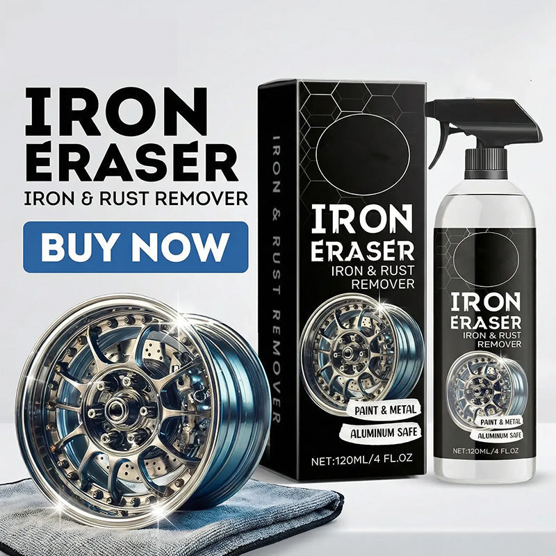 Advanced Iron Remover Spray for Rust-Free Showroom Wheels-2 PCS