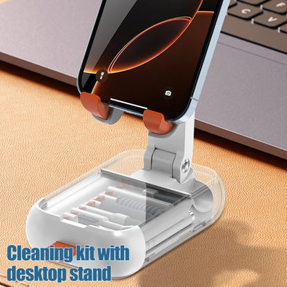 Electronics Cleaning Kit with Fold-Out Phone Stand