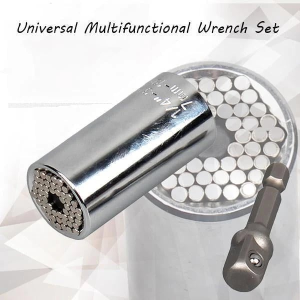 Universal Socket and Extension Rod Set for 9–27 mm Fasteners